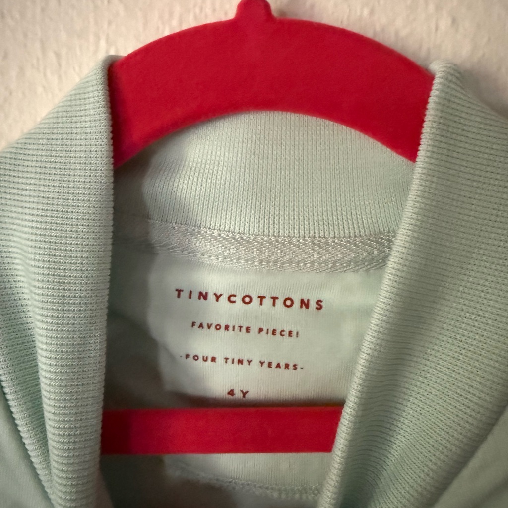 Tiny Cottons Mint Green Pullover Sweatshirt — image 5 of 5